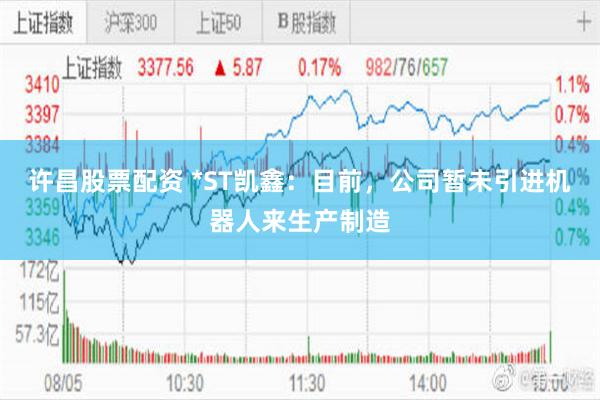 许昌股票配资 *ST凯鑫：目前，公司暂未引进机器人来生产制造