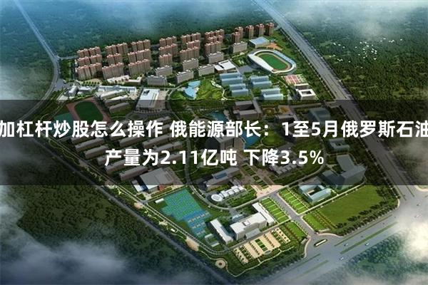加杠杆炒股怎么操作 俄能源部长：1至5月俄罗斯石油产量为2.11亿吨 下降3.5%
