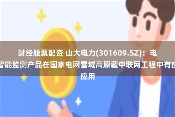 财经股票配资 山大电力(301609.SZ)：电网智能监测产品在国家电网雪域高原藏中联网工程中有应用