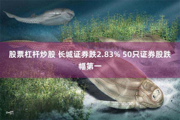 股票杠杆炒股 长城证券跌2.83% 50只证券股跌幅第一