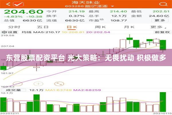 东营股票配资平台 光大策略：无畏扰动 积极做多
